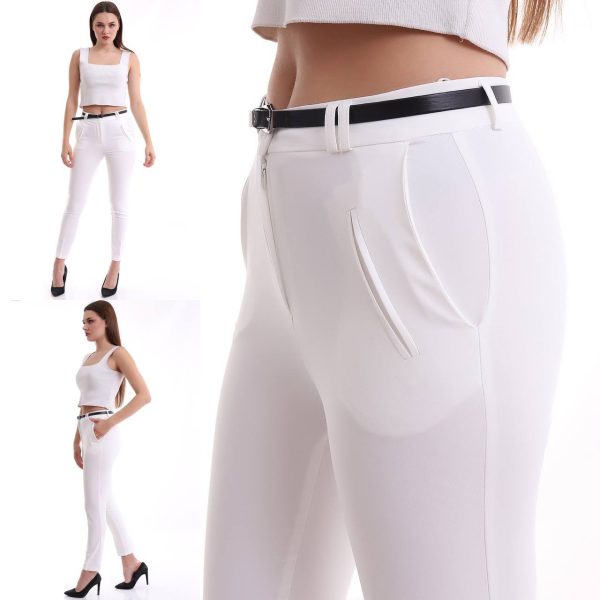 Classic Pants - White