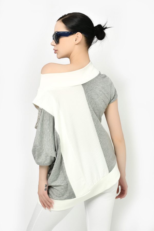 Blouse with Open Shoulders - Image 3